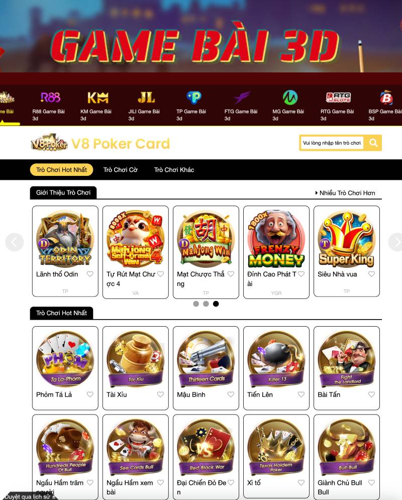 Game Bài 3D